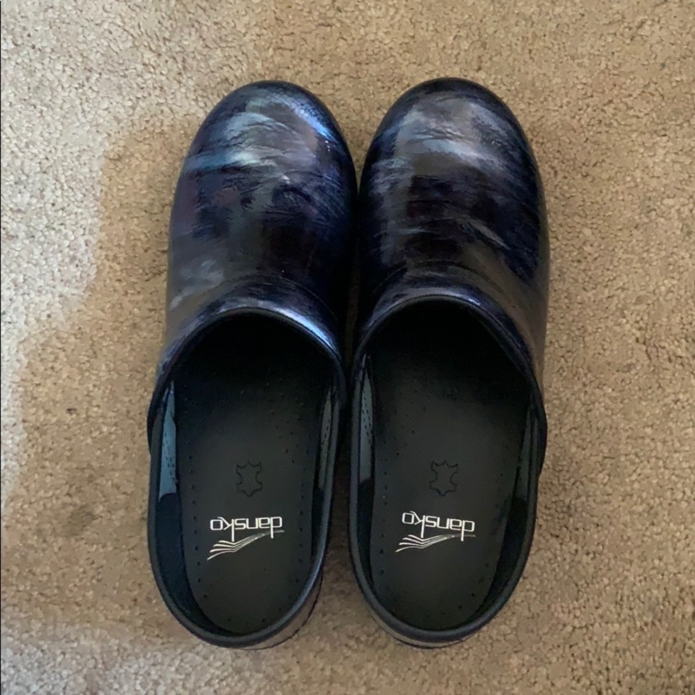 Blue Metallic Dansko’s